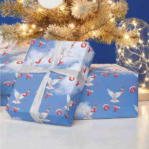 Jul Joy och White Dove i Sky Presentpapper