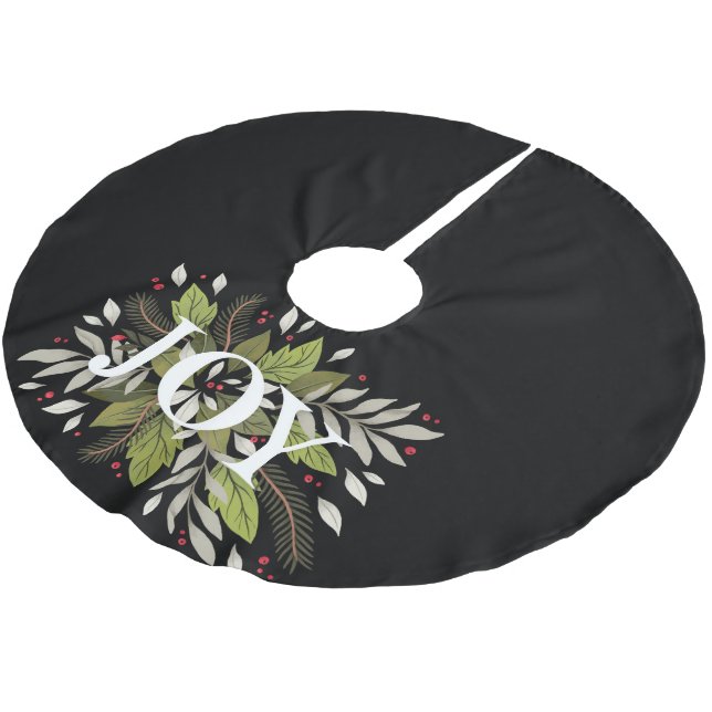 Jul JOY om Helgdag Greenery Julgransmatta Borstad Polyester (Vinklad)