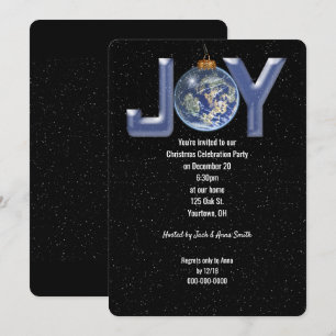 Jul Joy Party inbjudan