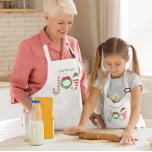 Jul Joy Personlig Apron Förkläde<br><div class="desc">Anpassa den här charmerande plattan med namn i din favoritjulklapp.</div>
