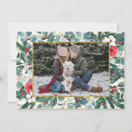 Jul Joy Photo Helgdag Card Julkort