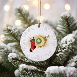 Jul Joy Photo Julgransprydnad Keramik