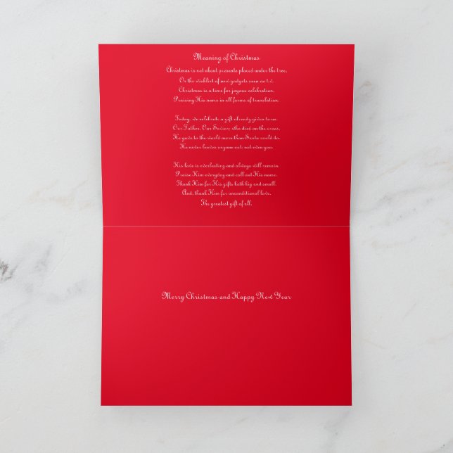 Jul Joy Poetry Tack Kort (Inuti)