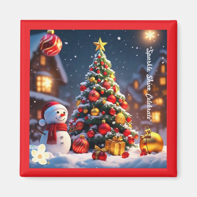 "Jul Joy Unfolds" Magnet (Framsidan)