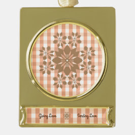 Jul Jubilee Banner Ornament