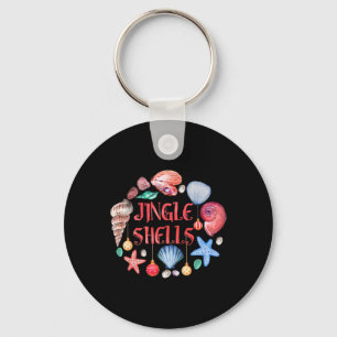 Jul jul firande mysig strand Tomte present Jin Nyckelring