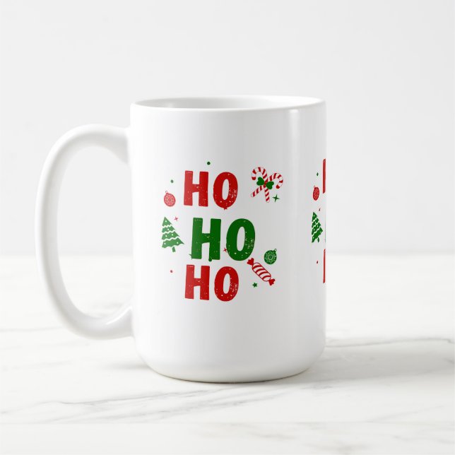 Jul Jul Jul Julmugg Kaffemugg (Vänster)