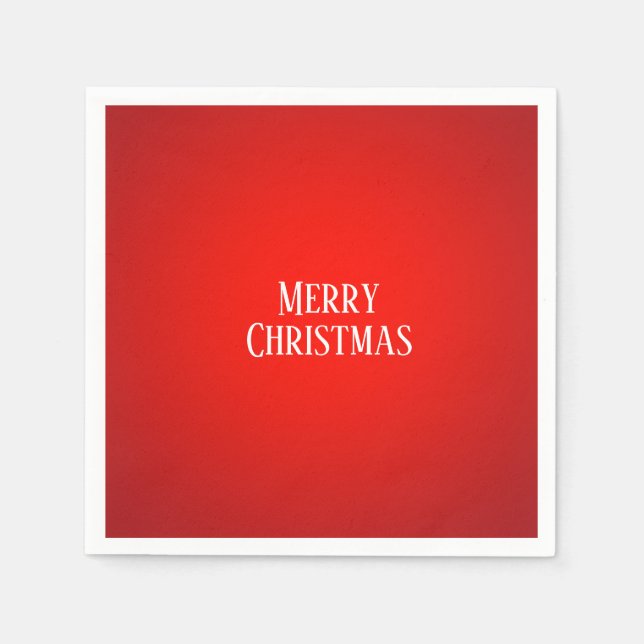 Jul jul röda eldkula pappersservett (Framsidan)