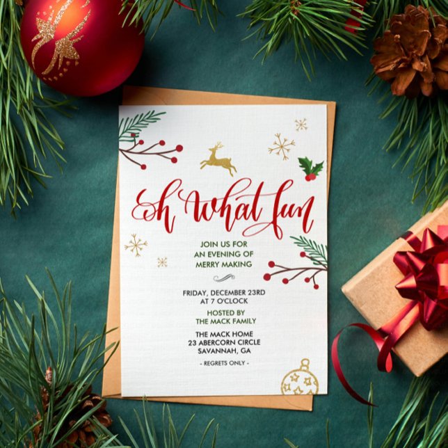 Jul jul vinterfest inbjudan (Skapare uppladdad)