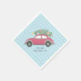 jul, julafton, babypojke, julgran, bil pappersservett