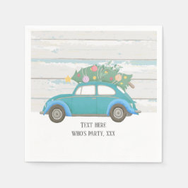 jul, julafton, babypojke, julgran, bil pappersservett