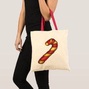 Jul Julafton Peppermint Candy cane Cookie Tote Tygkasse