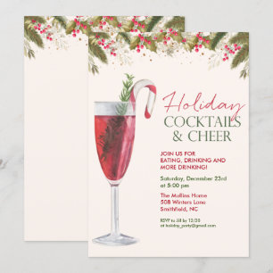 Jul Julcocktails Festin Inbjudan