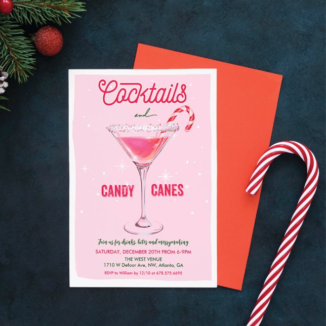 Jul Julcocktails Festin Inbjudan (Skapare uppladdad)