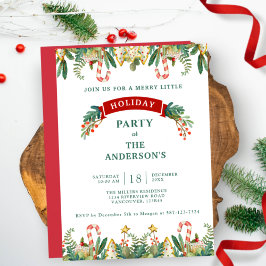 Jul/Julfest, Grey och Cookies Inbjudningar