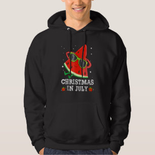 Jul julgran vattenmelon julgran sommar herrar  hoodie