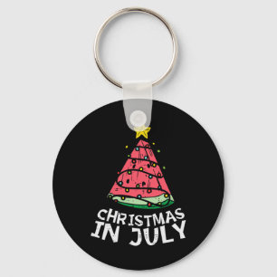 Jul julgran vattenmelon sommar herrar nyckelring