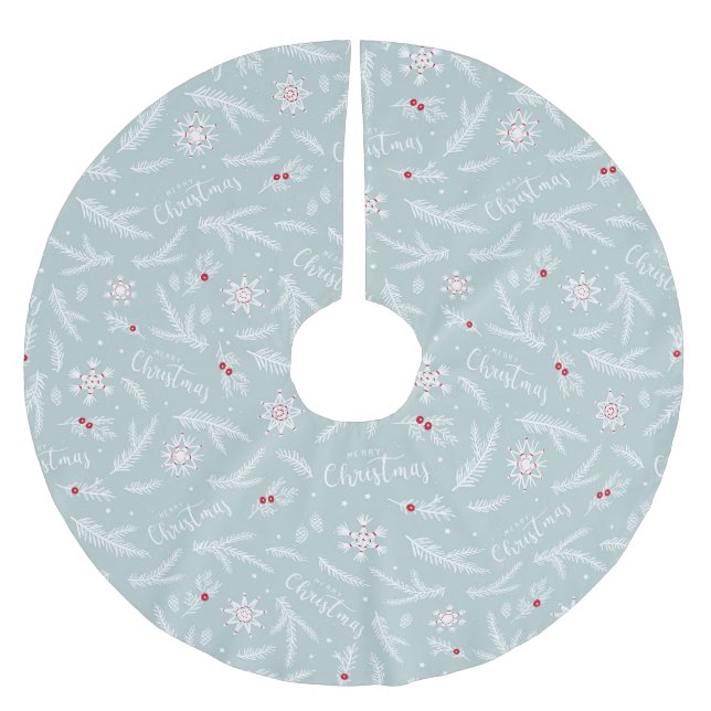 Jul Julgransmatta Borstad Polyester (Framsidan)