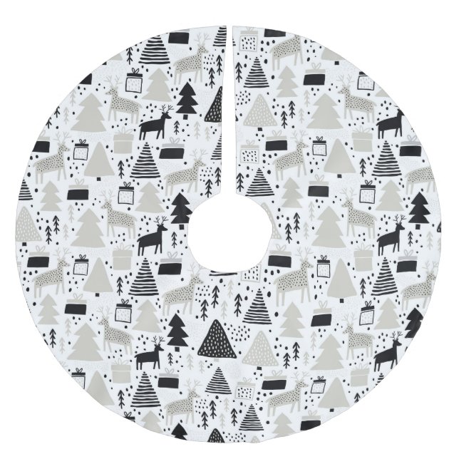 Jul Julgransmatta Borstad Polyester (Framsidan)