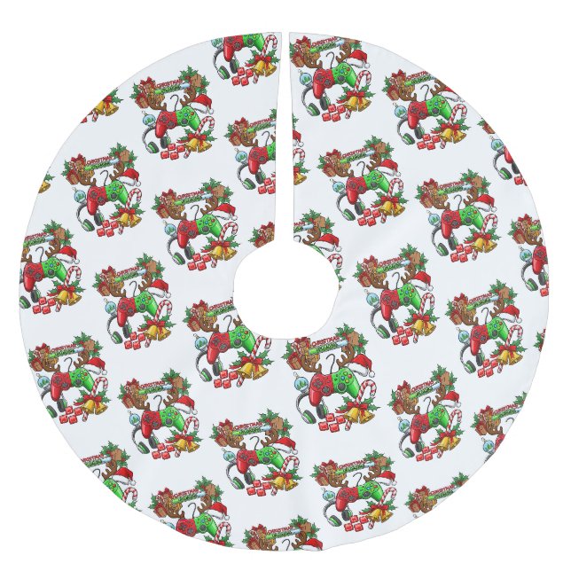 Jul Julgransmatta Borstad Polyester (Framsidan)