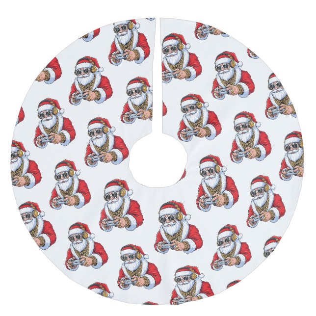 Jul Julgransmatta Borstad Polyester (Framsidan)