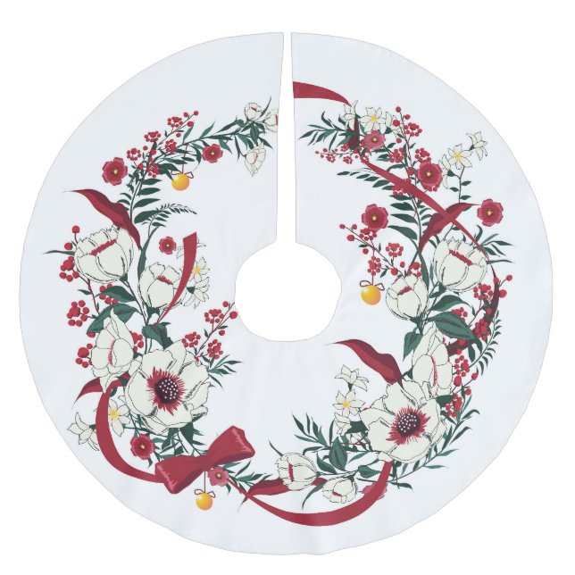 Jul Julgransmatta Borstad Polyester (Framsidan)