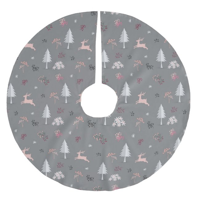 Jul Julgransmatta Borstad Polyester (Framsidan)