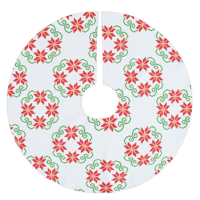 Jul Julgransmatta Borstad Polyester (Framsidan)