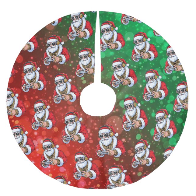 Jul Julgransmatta Borstad Polyester (Framsidan)