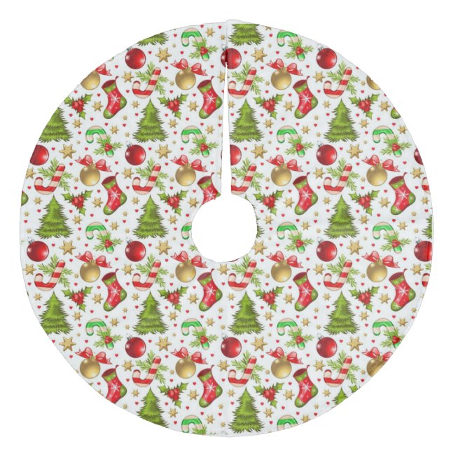 Jul Julgransmatta Fleece (Framsidan)