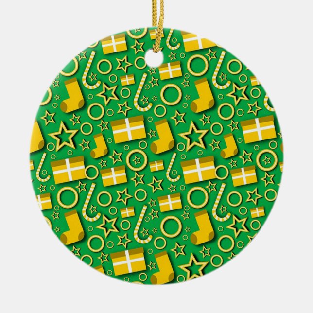 Jul Julgransprydnad Keramik (Framsidan)