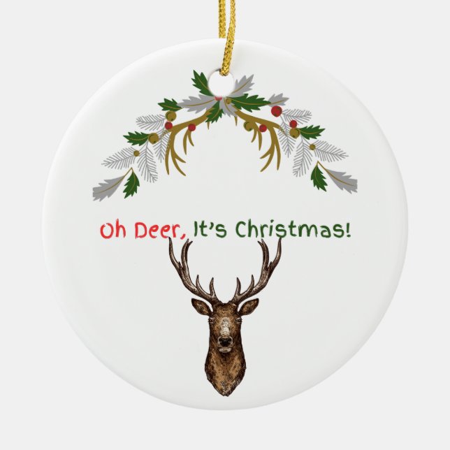 Jul Julgransprydnad Keramik (Framsidan)