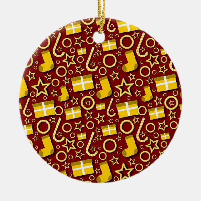 Jul Julgransprydnad Keramik (Framsidan)