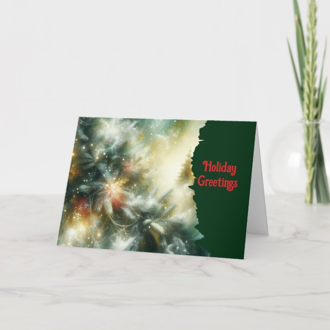Jul julhälsningskort helgkort (Framsida)