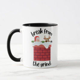 Jul Julskorsten Humor Kaffemug Mugg