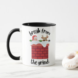Jul Julskorsten Humor Kaffemug Mugg