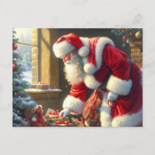 Jul Jultomten 3 Helg Vykort