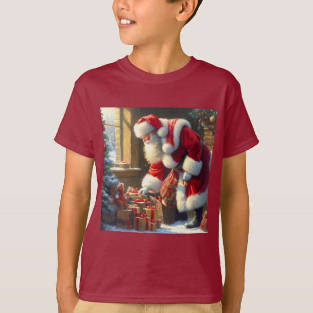 Jul Jultomten 3 T Shirt (Framsida)