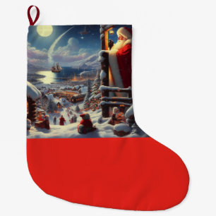 Jul Jultomten 5 Stor Julstrumpa