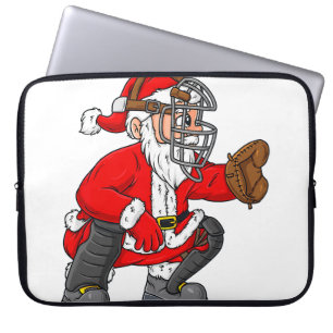 Jul Jultomten Baseball Catcher Boys Girls Laptop Fodral