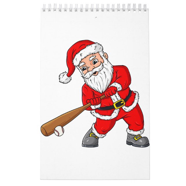 Jul Jultomten Baseball Pitcher Boys Kids T Kalender (Omslag)