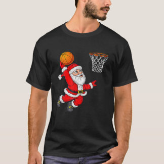 Jul Jultomten Dunking A Basketball Funny X T Shirt