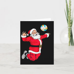 Jul Jultomten Dunking A Volleyball Funny X Kort
