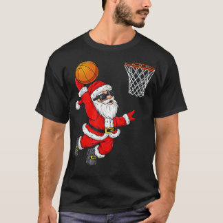 Jul Jultomten Dunking En coola på julafton T Shirt