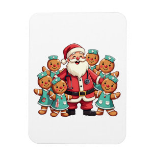 Jul Jultomten Gingerbröd Nurses Magnet