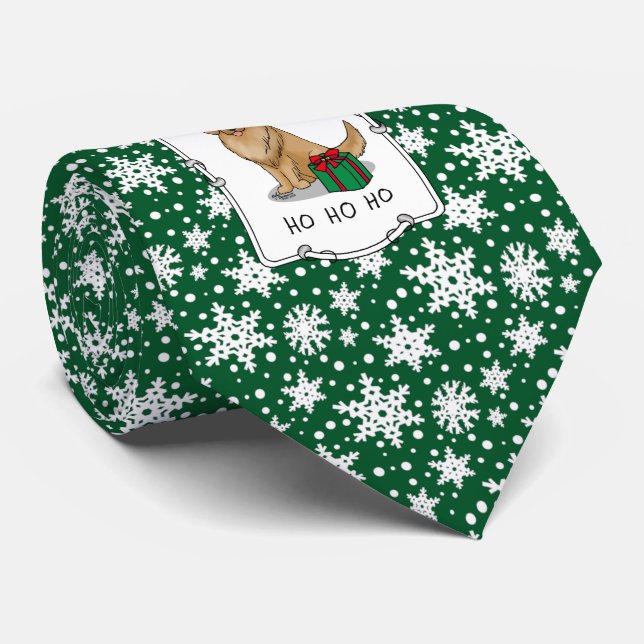 Jul Jultomten Golden Retriever Hund Cute Slips (Rullad)