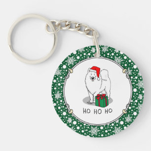 Jul Jultomten Hat Samoyed Hund Funny