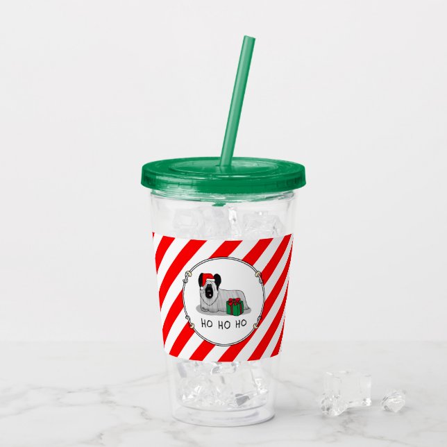 Jul Jultomten Hat Skye Terrier (silver) Take Away Mugg (Baksida Ice)