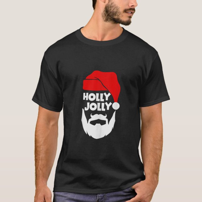 Jul Jultomten Holly Jolly Tanktop T Shirt (Framsida)