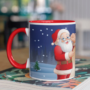 Jul Jultomten och renar Mugg